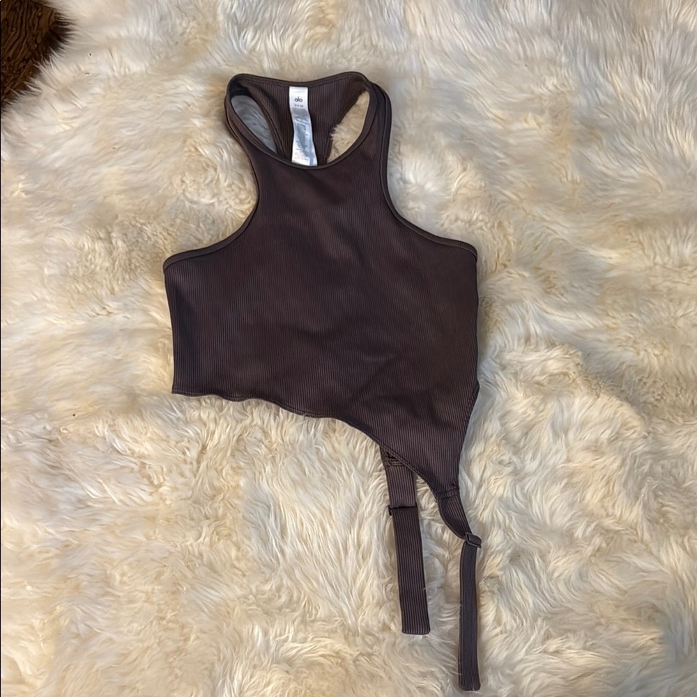 Alo Raisinette asymmetrical top